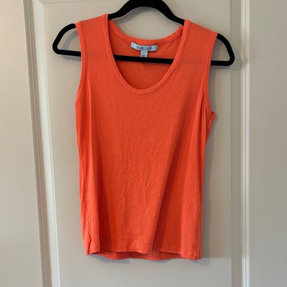 Vibrant Orange Tank Top